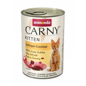 ANIMONDA CARNY KITTEN - конесрвирана храна за малки котенца птичи коктейл